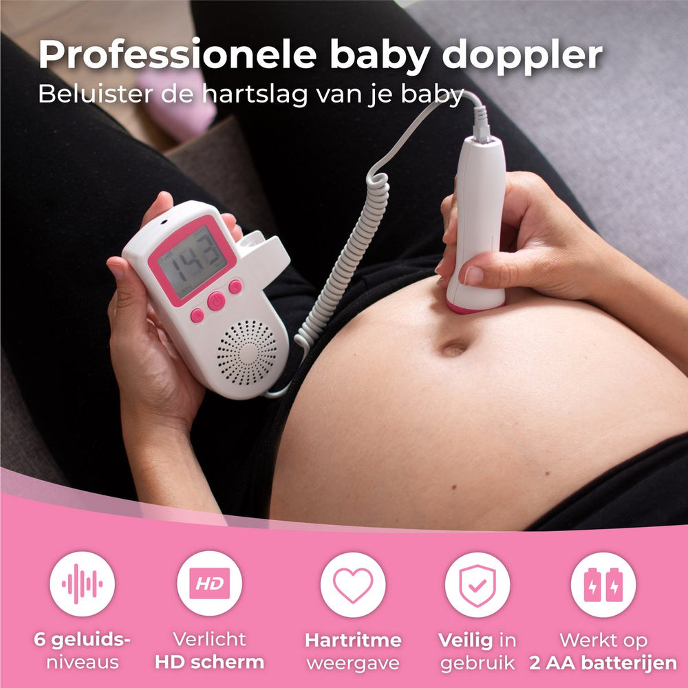 Baby Doppler voor Thuis | Luister Naar de Hartslag van je Ongeboren Baby – Veilig & Betrouwbaar