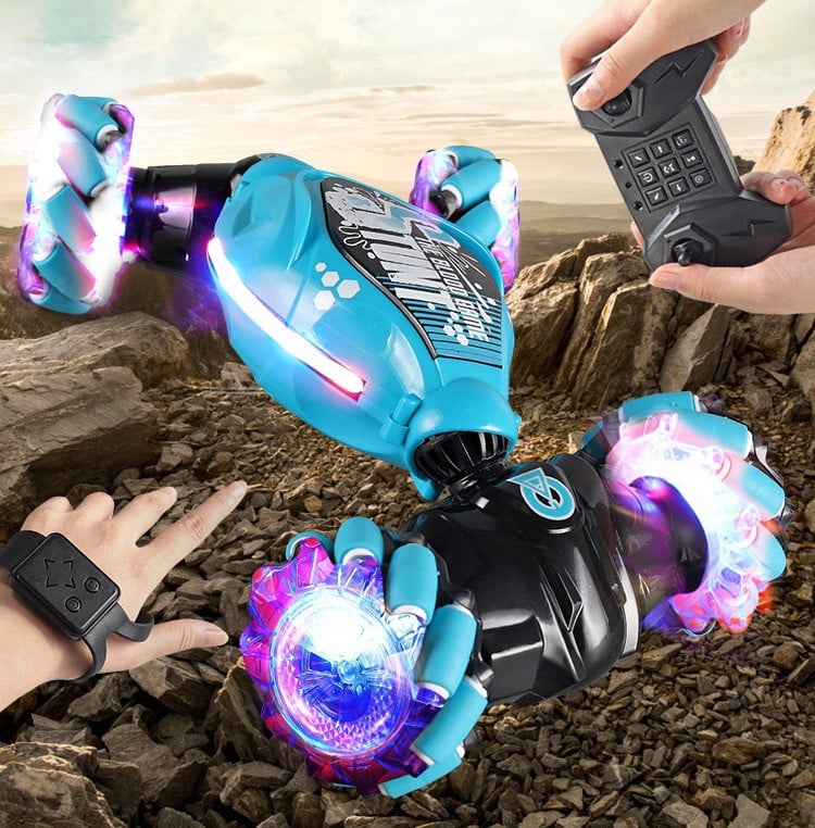 Stuntauto met Handbesturing – 360° Flips & 4WD | Voor Jongens 6-14 Jaar – GravityRider X16