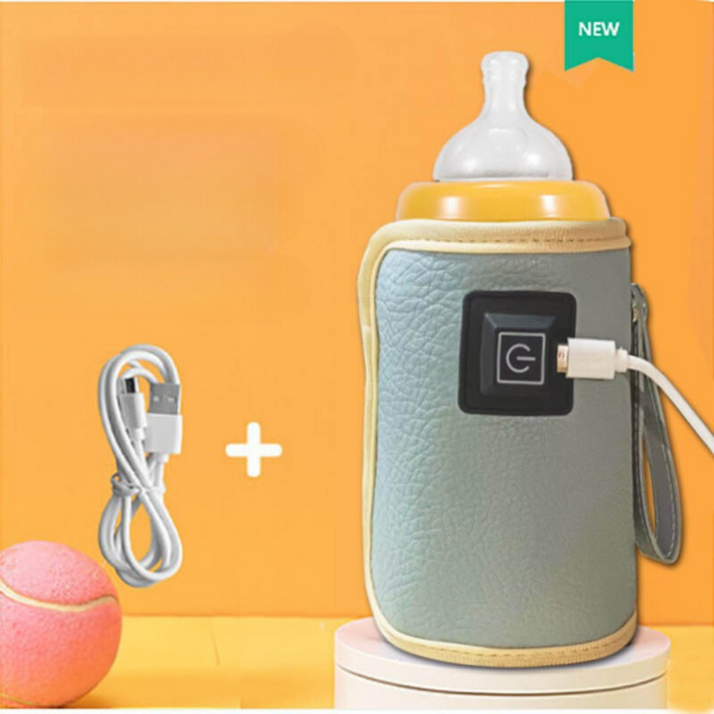 Draagbare Babyflessenwarmer – Warm Melk Onderweg in Minuten | USB & Type-C Aansluiting
