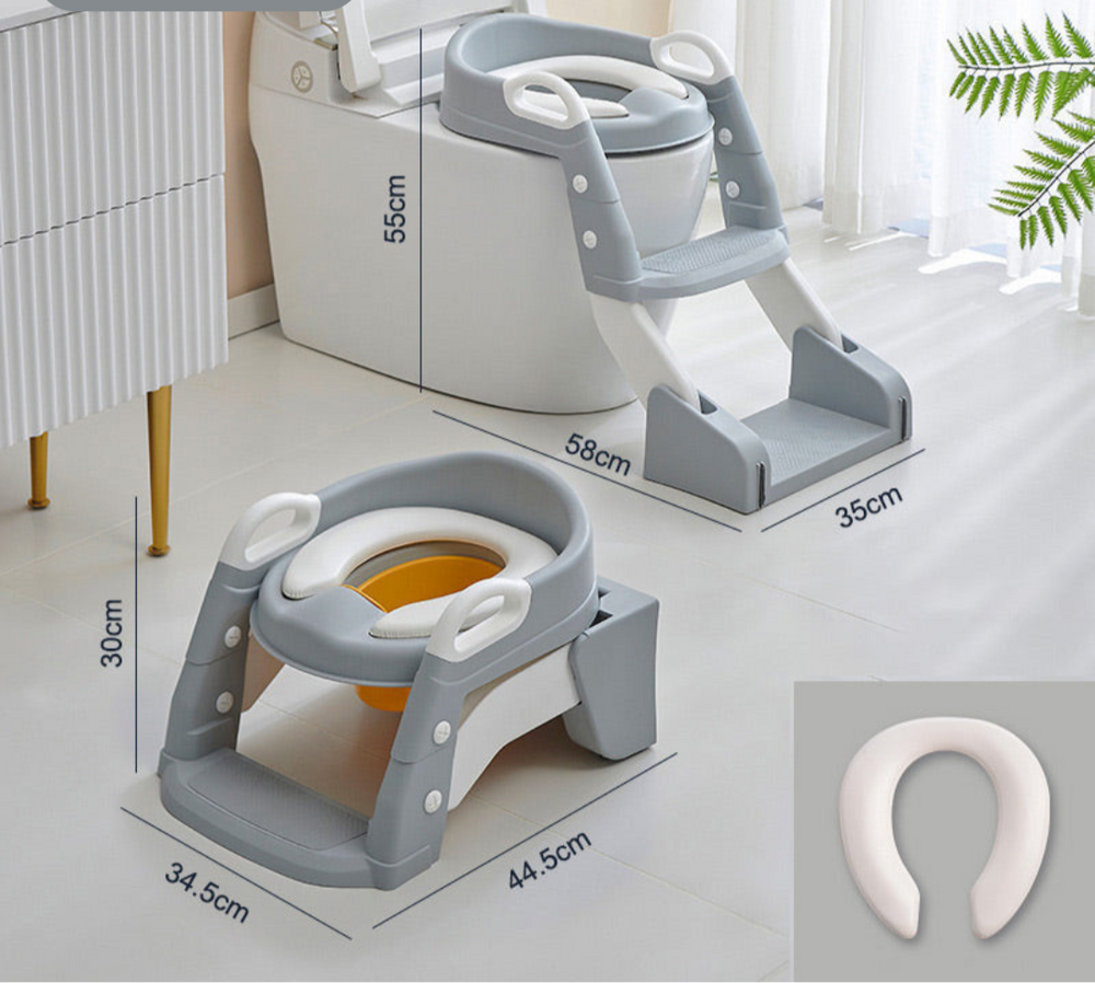 Toilettrainer met Trapje voor Peuters – Veilige Zindelijkheidstraining Thuis