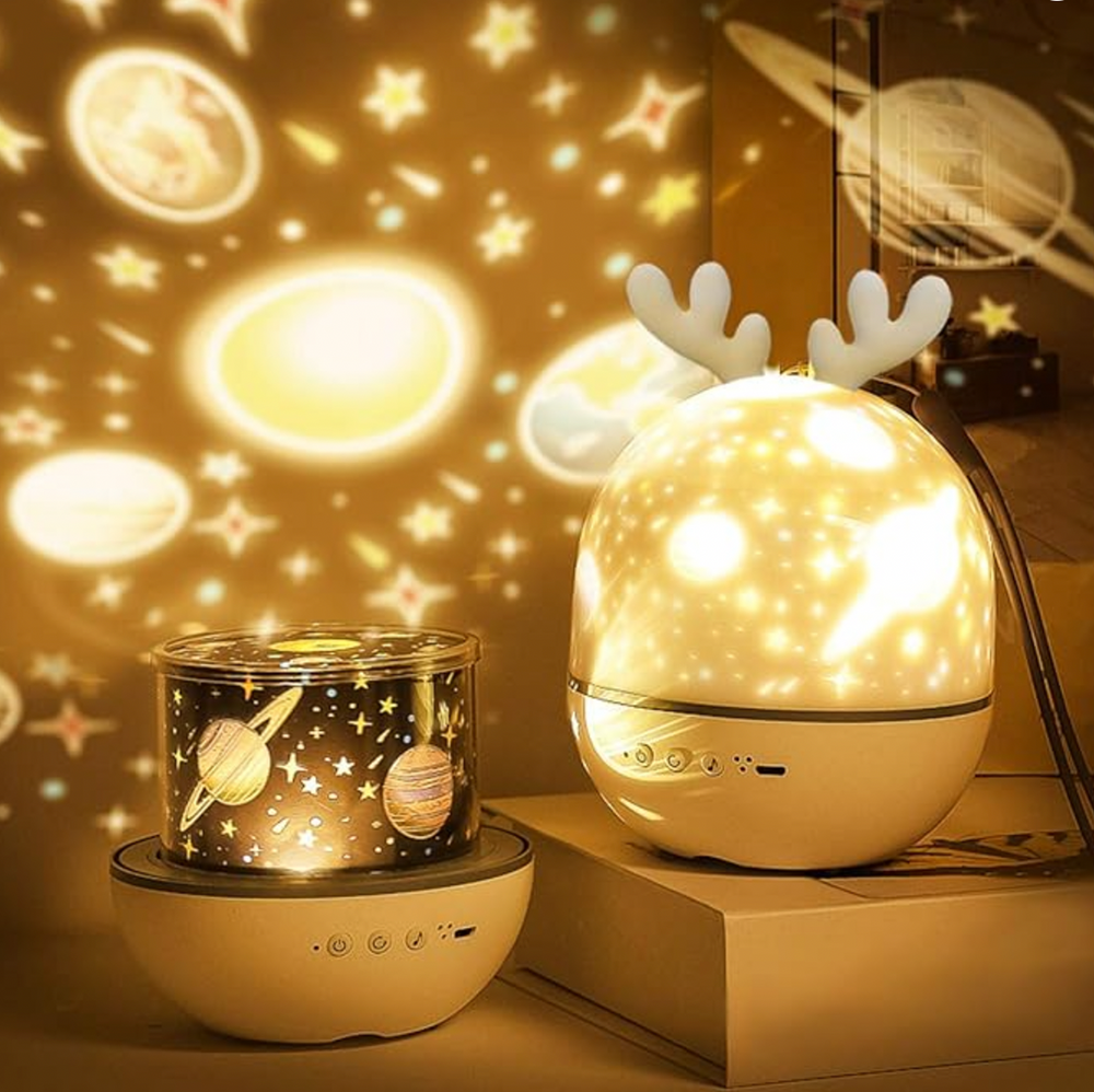 Rustgevende Sterren Nachtlamp voor Baby's Peuters Kleuters Kinderen – Slaaplamp met Projector voor een Diepe Nachtrust