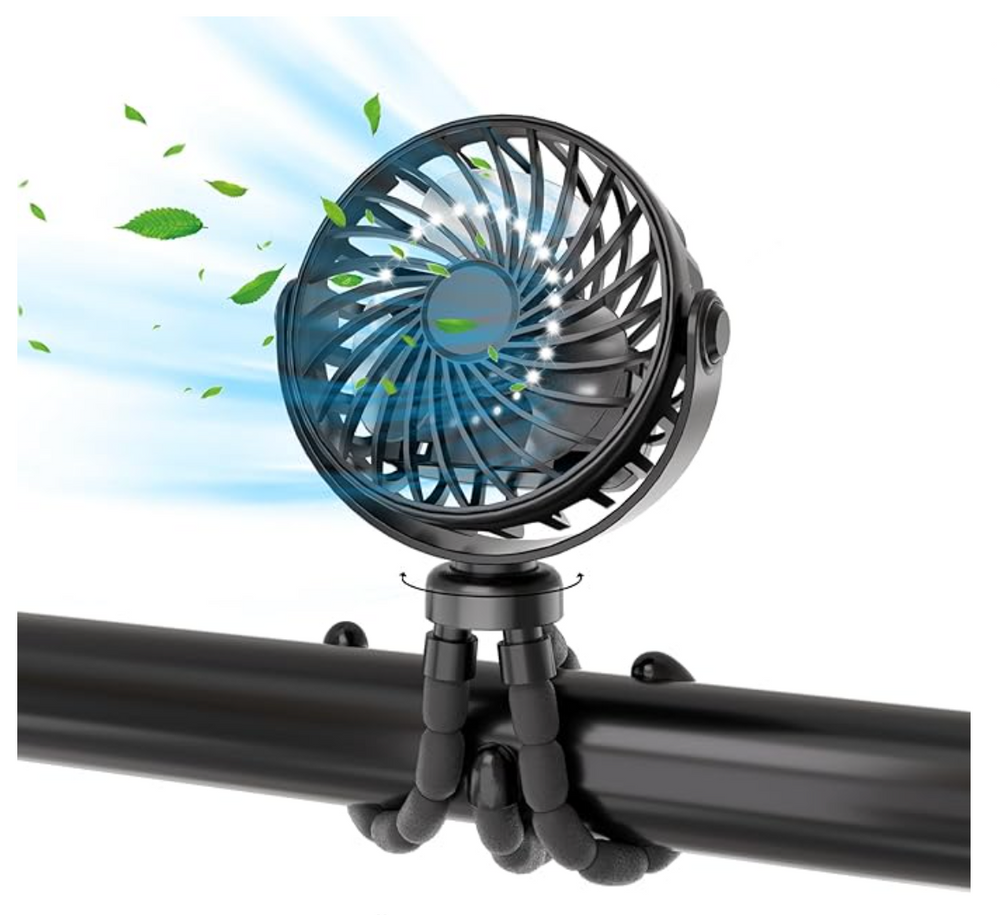 Kinderwagen Ventilator Zonder Bladen – Draagbaar, Oplaadbaar & Veilig voor Baby's | LittleChill CoolBreeze