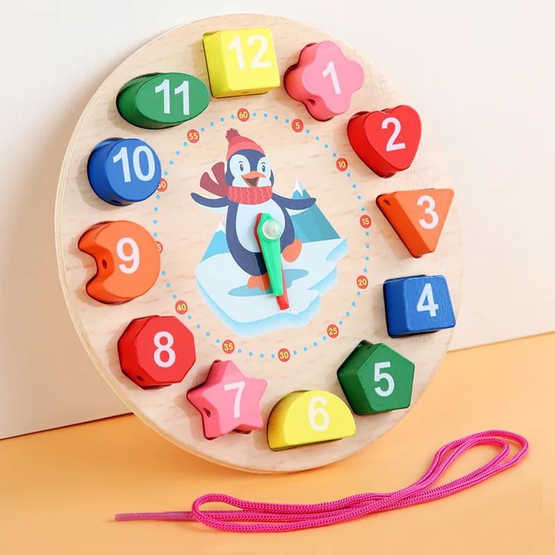Kinderhorloge om Klokkijken te Leren – Kleurrijk Analoge Leerklok voor Kinderen (4+)