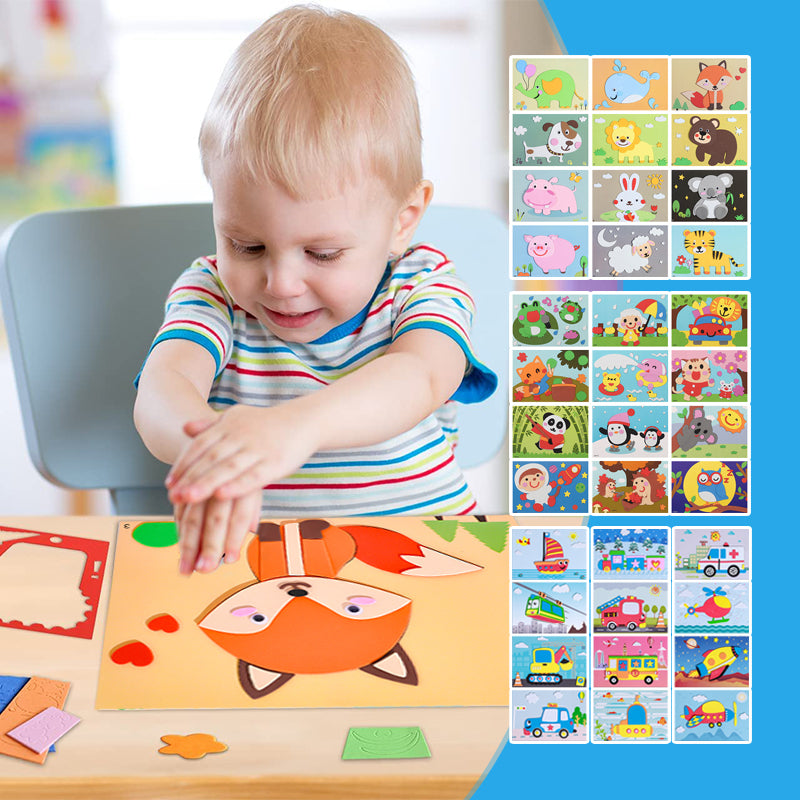 DIY Dierenstickerset voor Kinderen – Maak Je Eigen 3D Stickers en Stimuleer Creativiteit