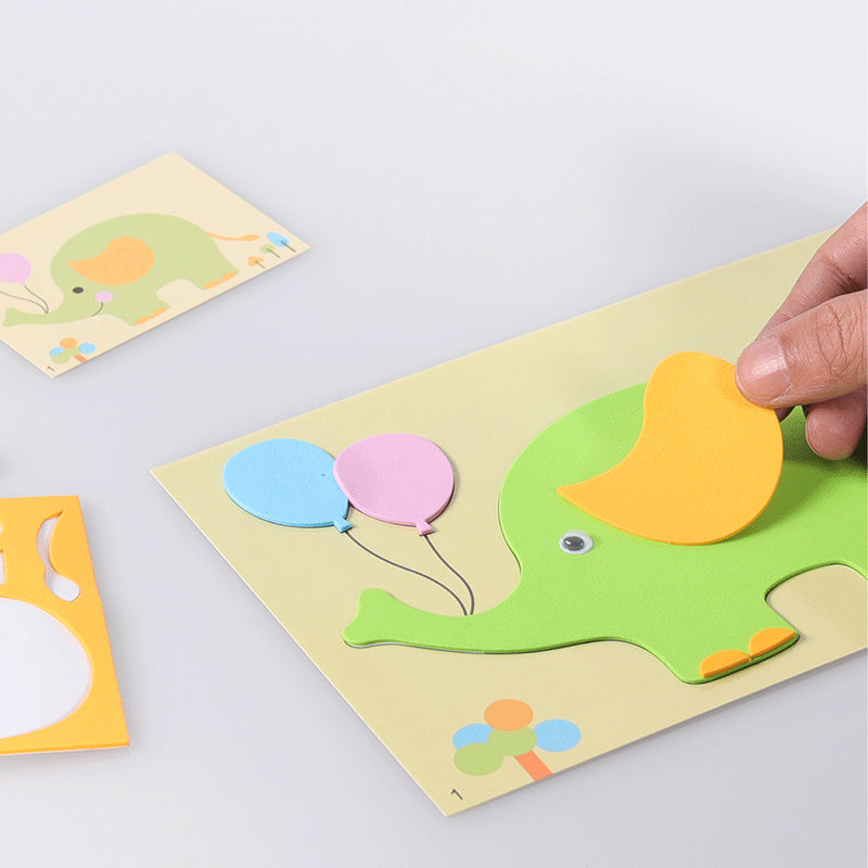 DIY Dierenstickerset voor Kinderen – Maak Je Eigen 3D Stickers en Stimuleer Creativiteit