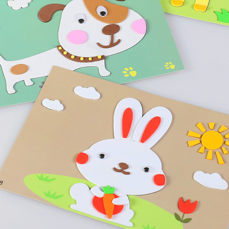 DIY Dierenstickerset voor Kinderen – Maak Je Eigen 3D Stickers en Stimuleer Creativiteit