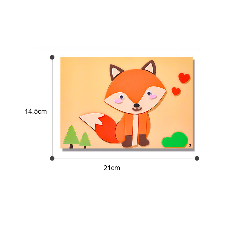 DIY Dierenstickerset voor Kinderen – Maak Je Eigen 3D Stickers en Stimuleer Creativiteit