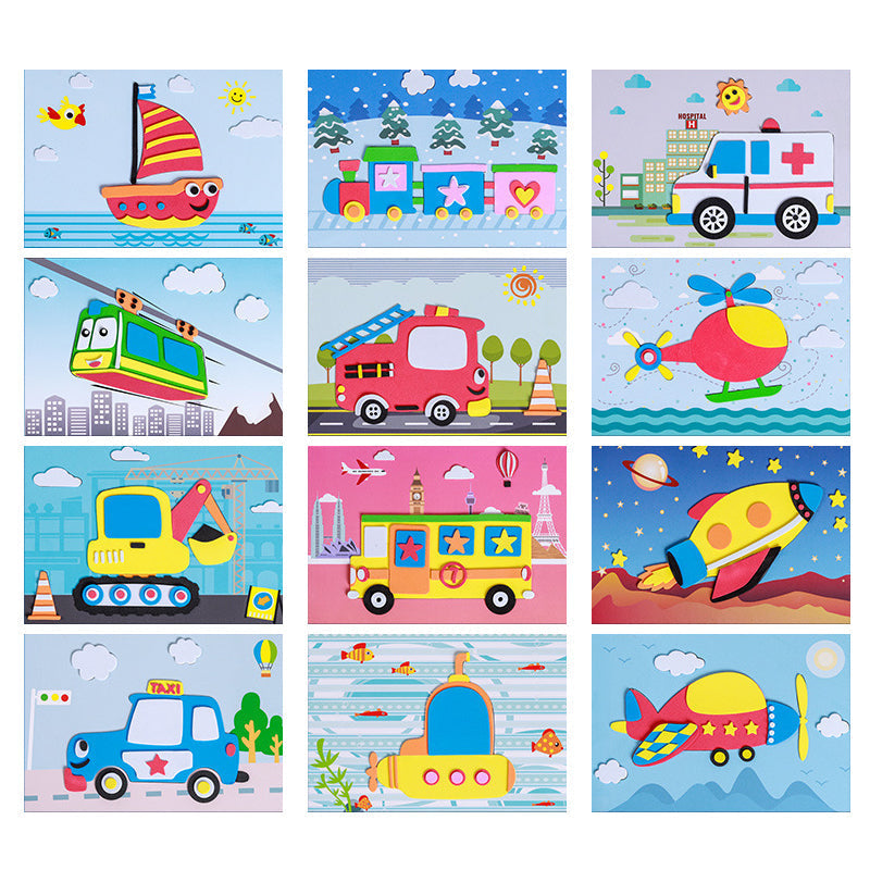 DIY Dierenstickerset voor Kinderen – Maak Je Eigen 3D Stickers en Stimuleer Creativiteit