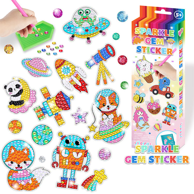 Creatieve Diamantstickers voor Kinderen – Sparkelio Fantasiestenen | Knutselen & Decoreren