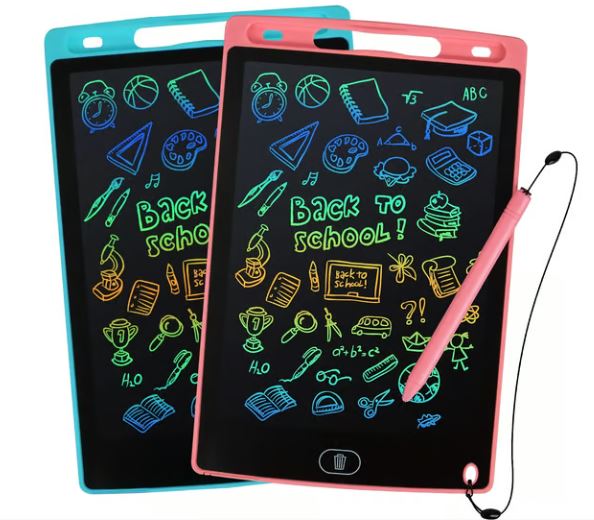 LCD Schrijftablet voor Kinderen – Herbruikbaar Digitaal Tekenbord met Wisfunctie – Ideaal voor Tekenen, Schrijven & Leren