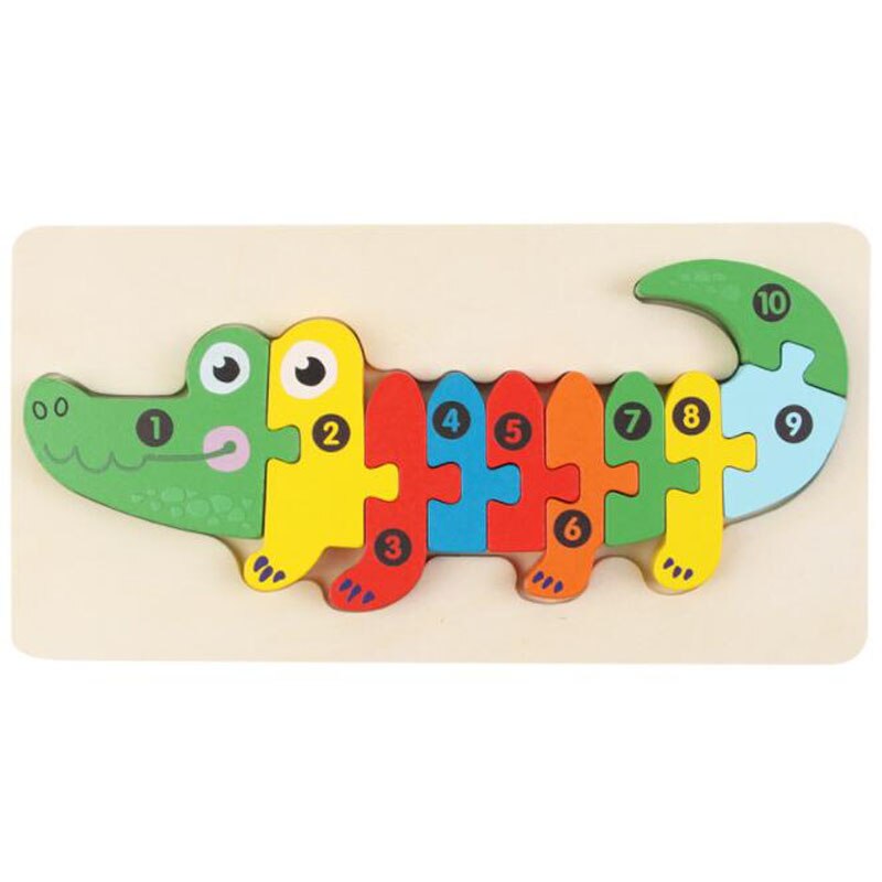Montessori Houten Puzzelblok – Educatief Speelgoed voor Peuters & Kleuters (2-7 jaar)