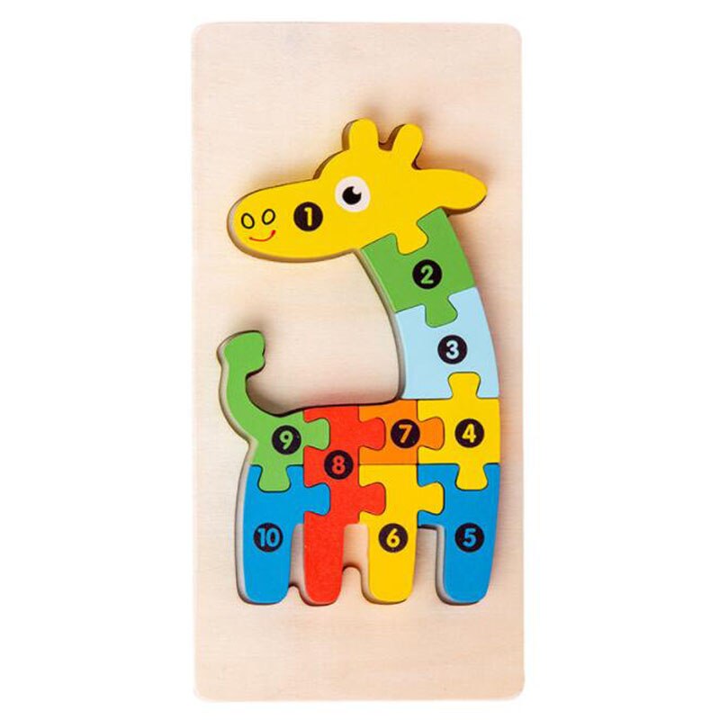 Montessori Houten Puzzelblok – Educatief Speelgoed voor Peuters & Kleuters (2-7 jaar)