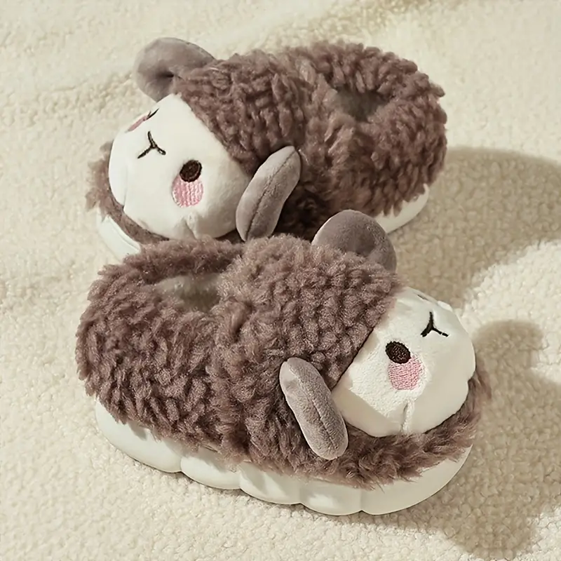 CozySheep Kinder Sloffen – Warm, Knus & Veilig voor Herfst en Winter