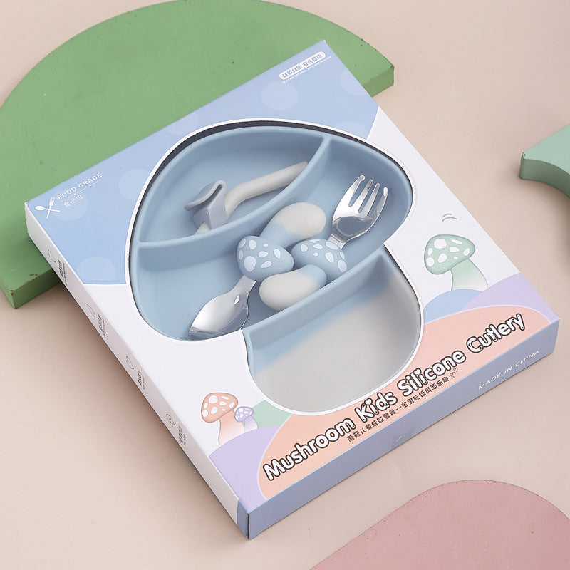 Baby Bord Zuignap – Siliconen Peuterbord met Vakjes