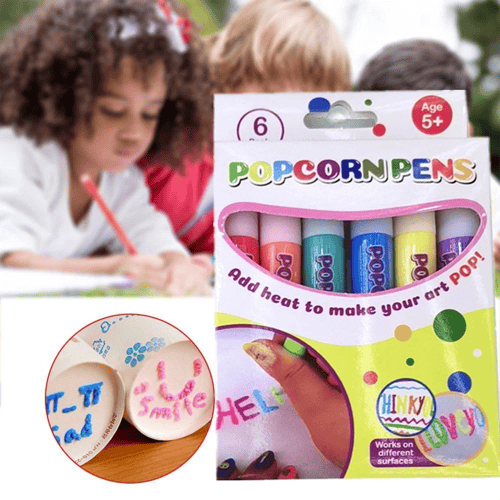 3D MagicDraw Pennen – Puffy Kleurpennen voor Kinderen & Creatief Kunstwerk – Driedimensionaal Tekenen op Papier, Glas & Karton