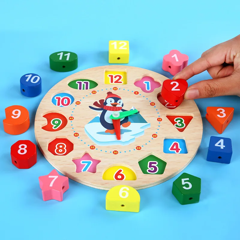Kinderhorloge om Klokkijken te Leren – Kleurrijk Analoge Leerklok voor Kinderen (4+)