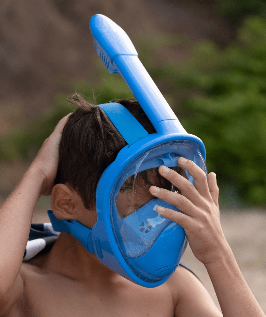 Kinder Snorkelmasker met 180° Zicht & Dry Top – Comfortabel & Antilek | Seawise