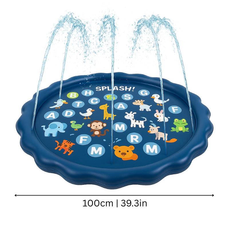 Waterspeelmat Kinderen – Sproeimat voor Tuin met Aansluiting