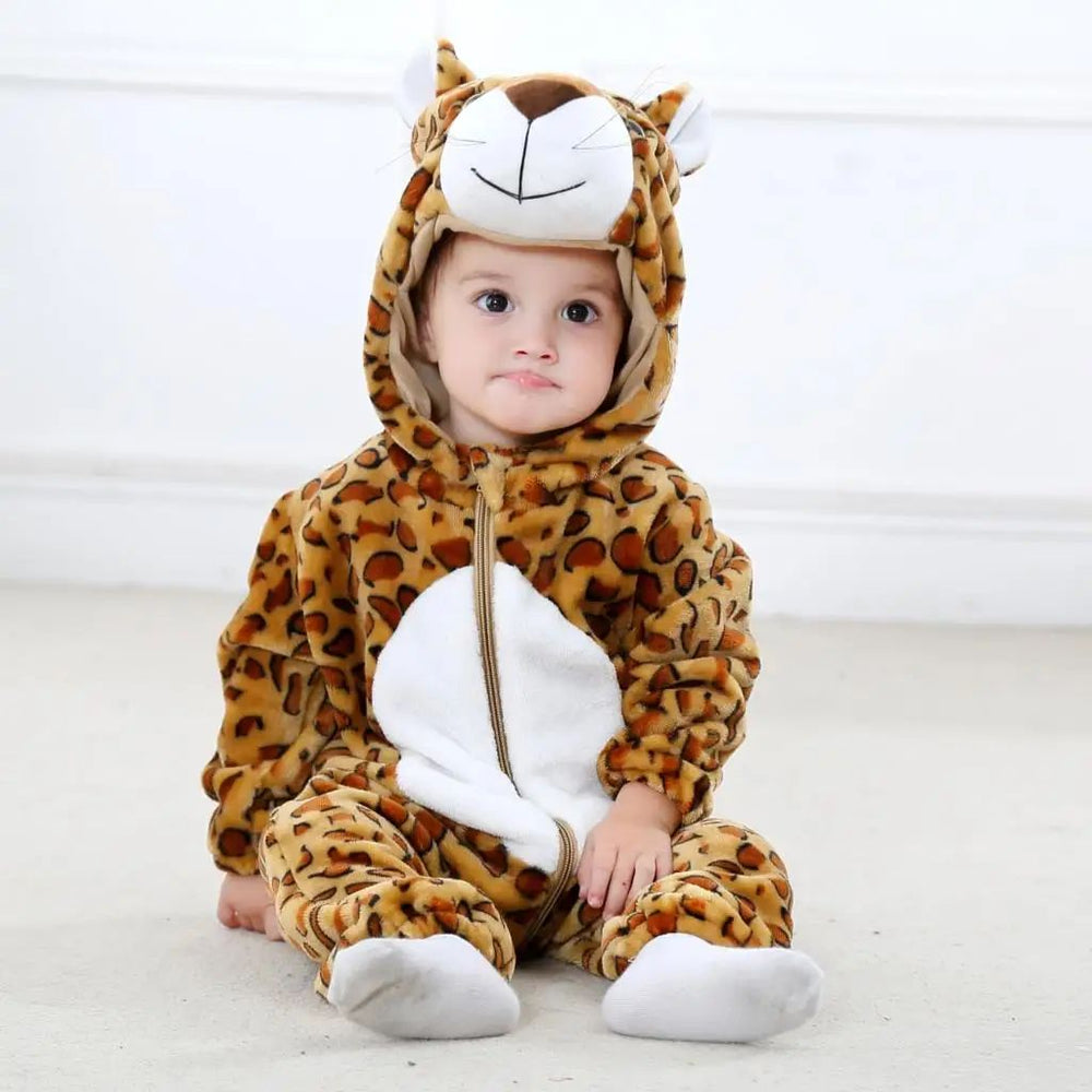 Snorrelie FrostFox – Warme Baby & Peuter Pyjama | Zachte Winter Slaapoverall voor Comfortabele Nachten