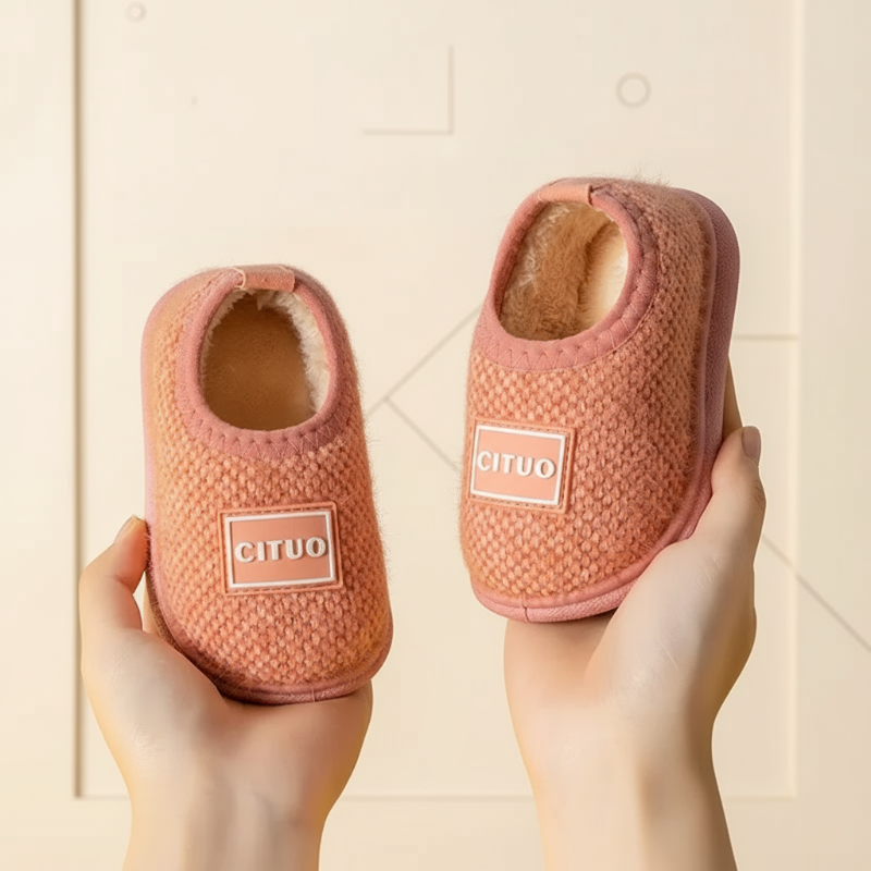 SnugSteps CozyPaws Kinderpantoffels – Warme Antislip Sloffen voor Veilig Binnenlopen