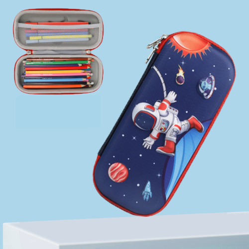 GalaxyPouch 3D Etui – Ruim School Etui voor Kinderen met Uniek Ruimtedesign
