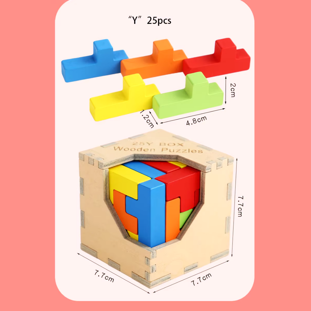 Houten 3D Puzzel voor Kinderen – Educatief Speelgoed vanaf 3 Jaar | Duurzame Breinbreker