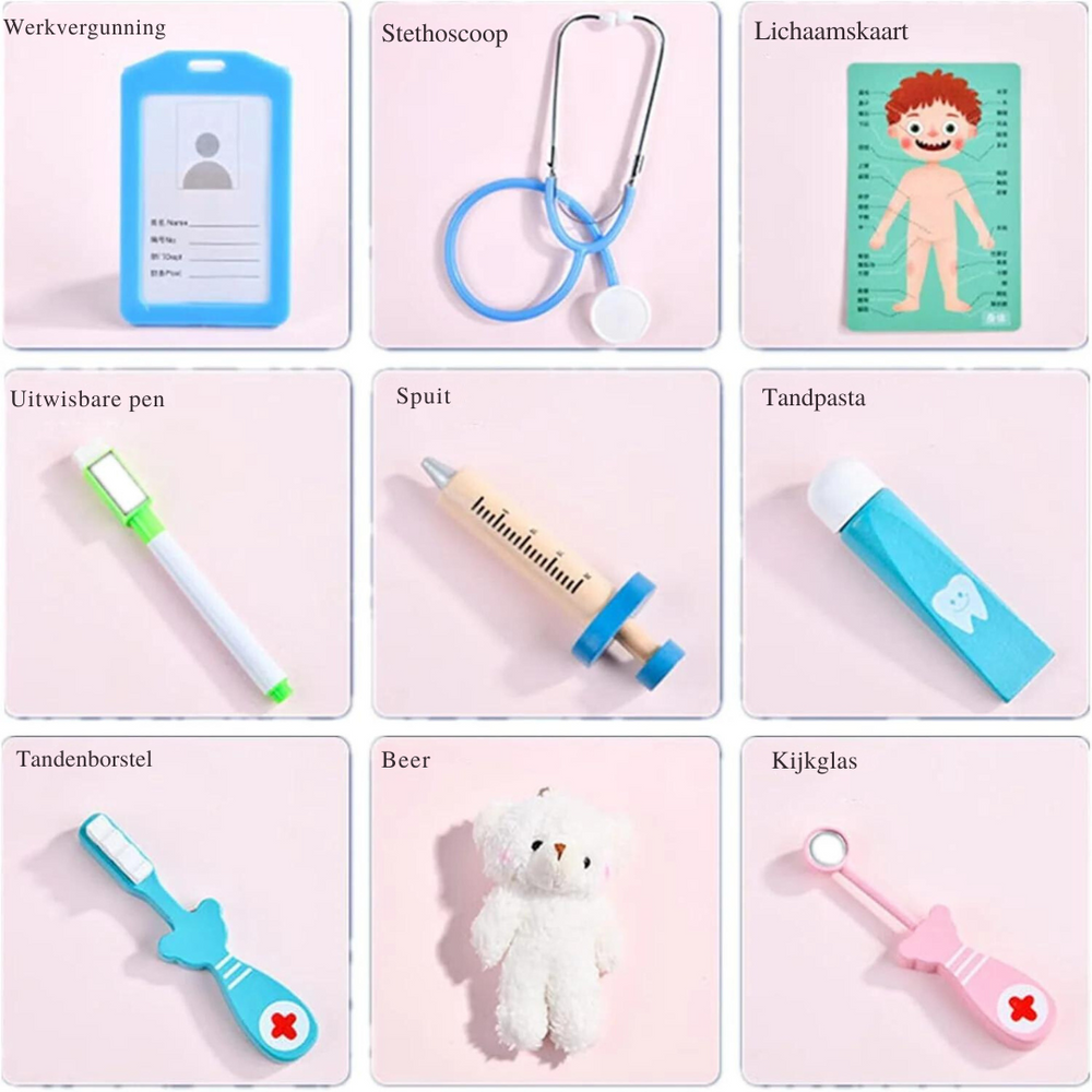 Tandarts Speelset voor Kinderen – Educatief Dokter Speelgoed & Rollenspel 3+ Jaar