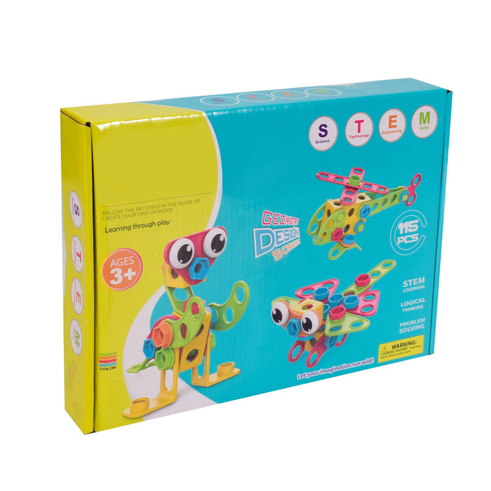STEM Bouwset met Elektrische Boor voor Kinderen – BoltCraft Builder Kit Educatief Constructiespeelgoed