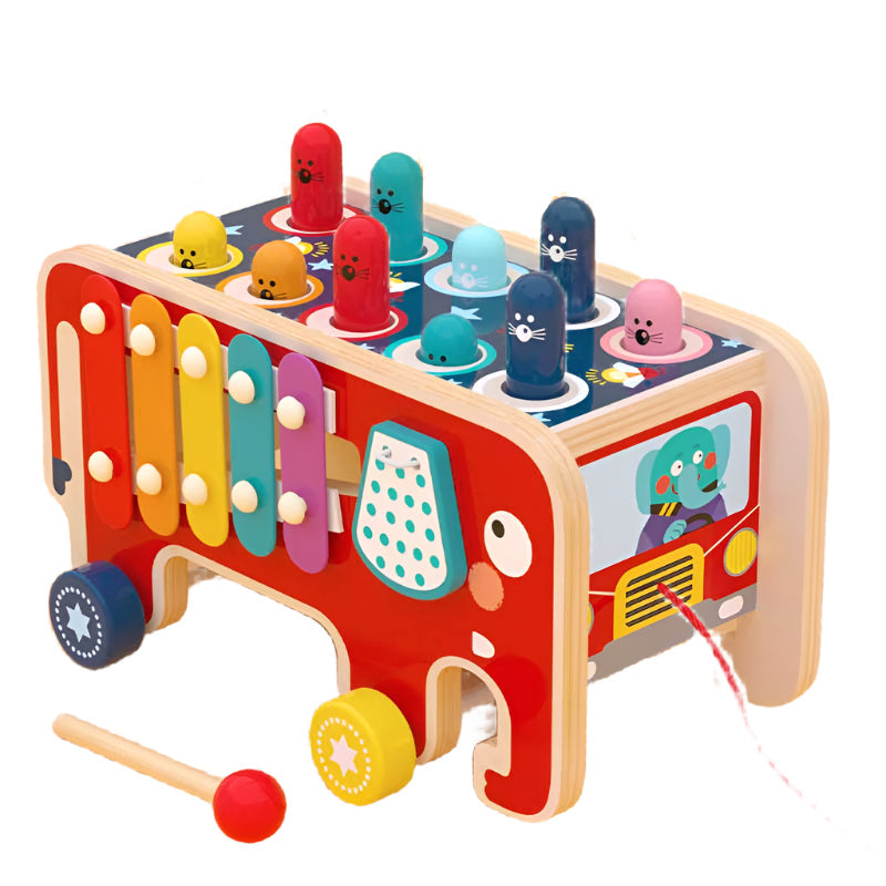Houten Muziekspeelgoed Peuters – Educatief Muziek & Motoriek Speelgoed