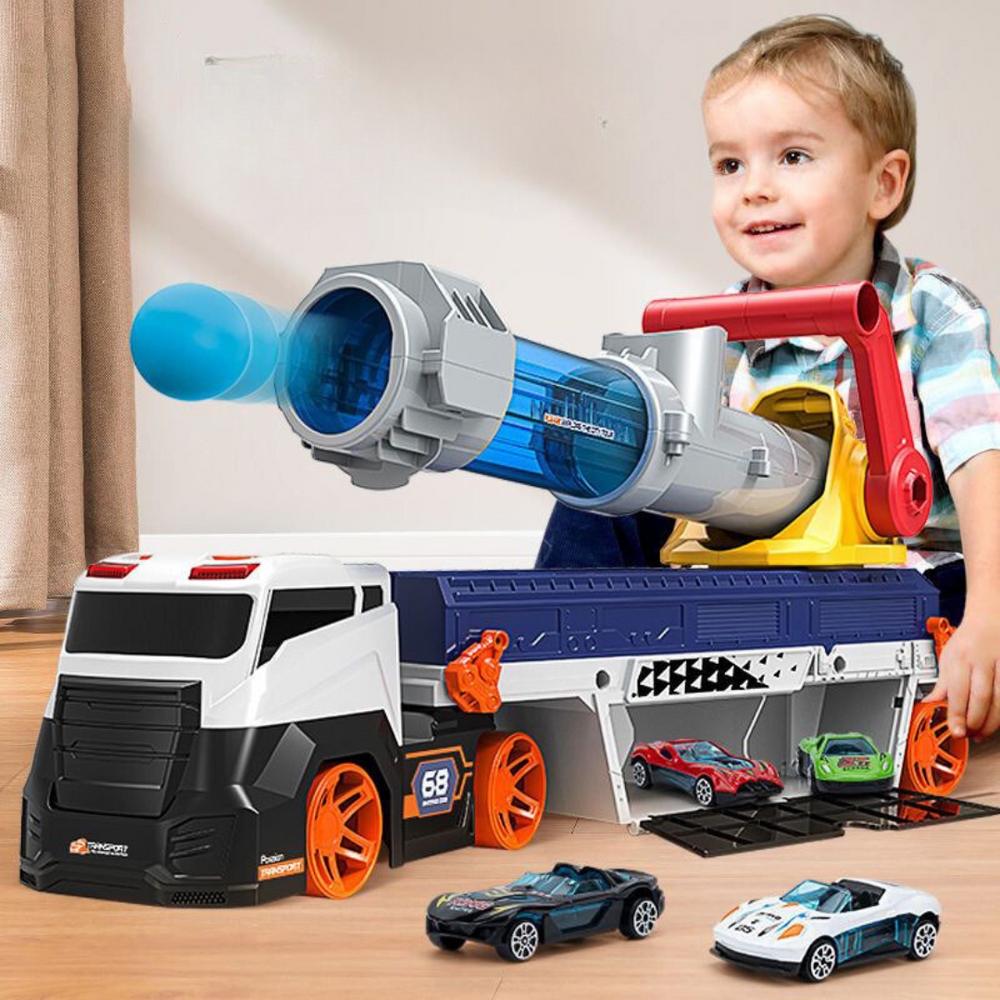 Speelgoed Launch Truck met Raceauto – Schieten, Racen & Spelen voor Kinderen