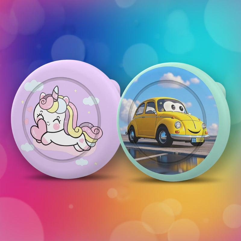 Verborgen AirTag Hoesje voor Kinderen – Discreet Broche Design