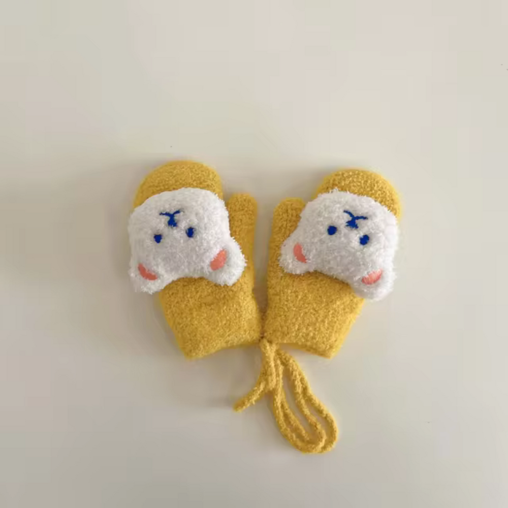 LittleCub Mittens – Warme en Schattige Gebreide Baby- & Peuterwantjes met Berenmotief voor Herfst en Winter
