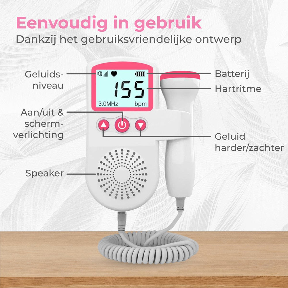 Baby Doppler voor Thuis | Luister Naar de Hartslag van je Ongeboren Baby – Veilig & Betrouwbaar