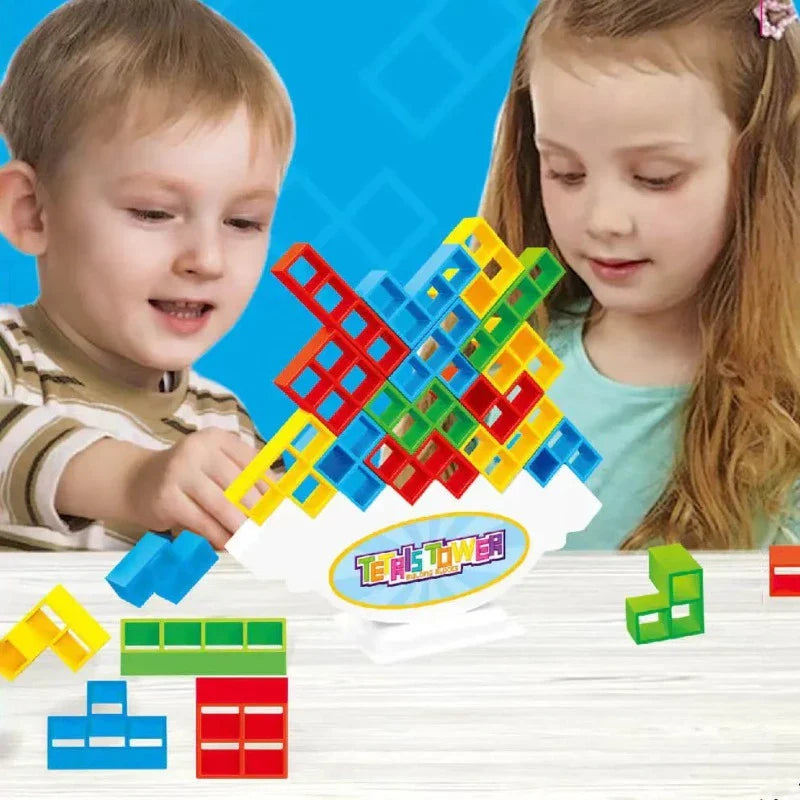 Balansspel Kinderen – Educatief Bouw & Stapelspel