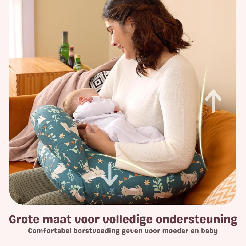 Voedingskussen Baby – Ergonomisch Borstvoeding Kussen 0+