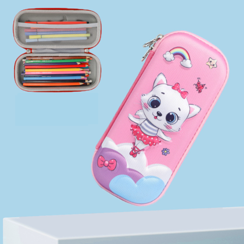 GalaxyPouch 3D Etui – Ruim School Etui voor Kinderen met Uniek Ruimtedesign
