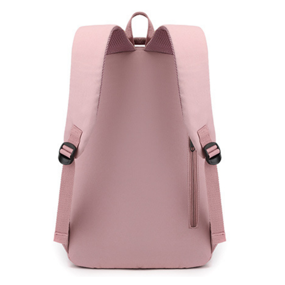 Laptoprugzak voor school en studie met voorvak en zijvakken – nylon, lichtgewicht | schooltas