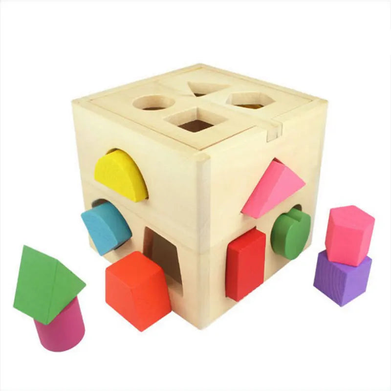 ShapeMaster™ Houten Vormenspel voor Peuters – Bevorder Kleur- en Vormherkenning | Educatief Speelgoed