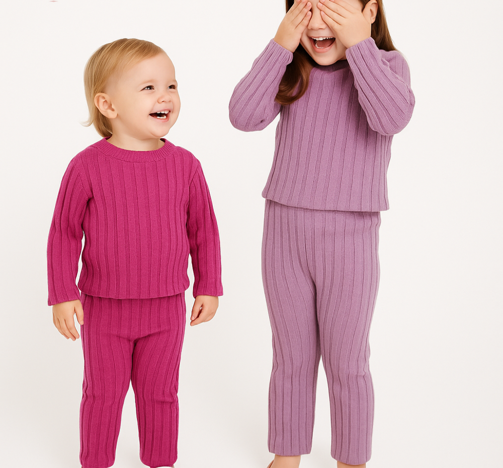 ComfortFit Trainingspak Meisjes – Zacht, Stretchy & Stijlvol voor Actieve Kids 2- 4 Jaar