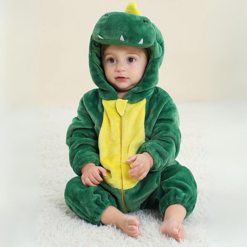 KleinWild Baby Peuter Kind Jumpsuit Dierenthema – Zacht, Veilig & Perfect Cadeau