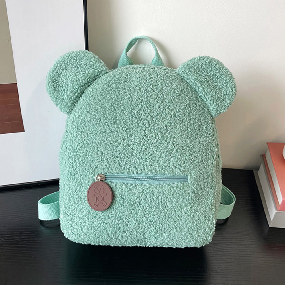 Pluche teddybeer-rugzak voor kinderen