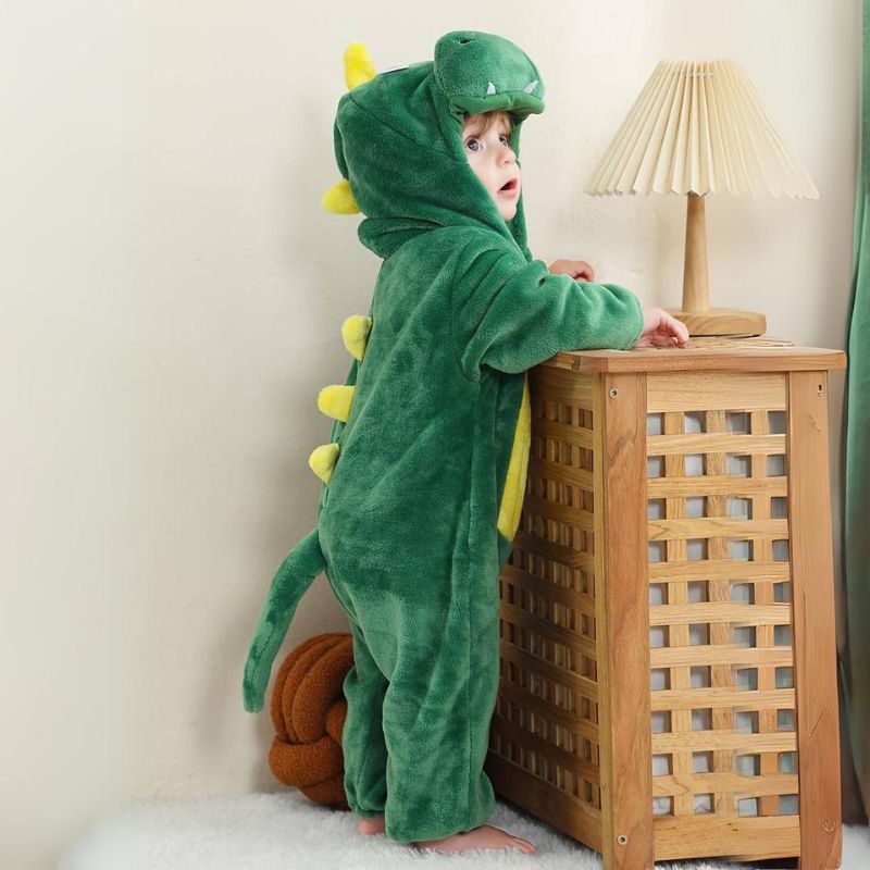 KleinWild Baby Peuter Kind Jumpsuit Dierenthema – Zacht, Veilig & Perfect Cadeau