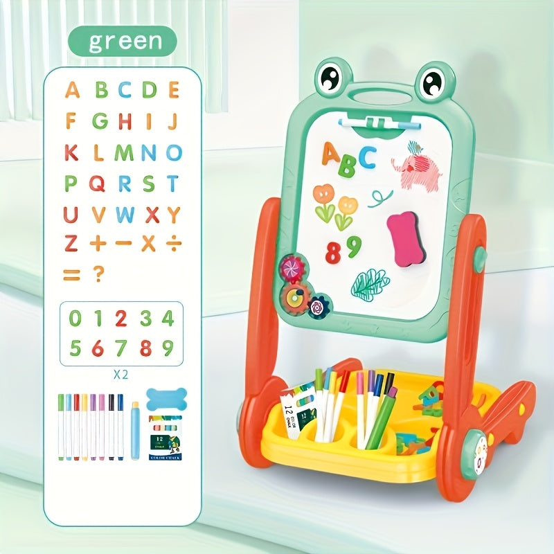 Kinder Tekenbord Magnetisch – Dubbelzijdig Schoolbord met Letters