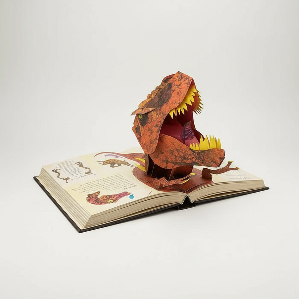 3D Pop-up Dinosaurusboek voor Kinderen – Interactief Kinderboek