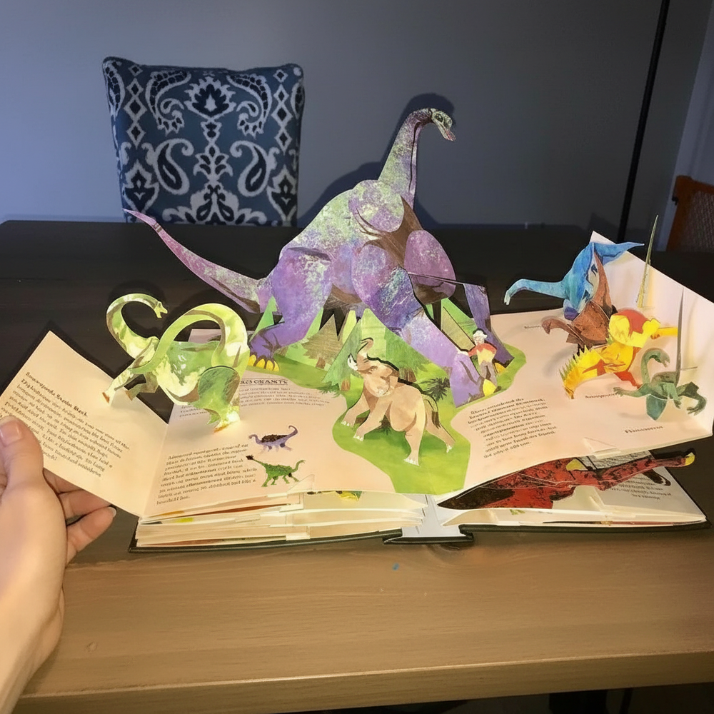 3D Pop-up Dinosaurusboek voor Kinderen – Interactief Kinderboek