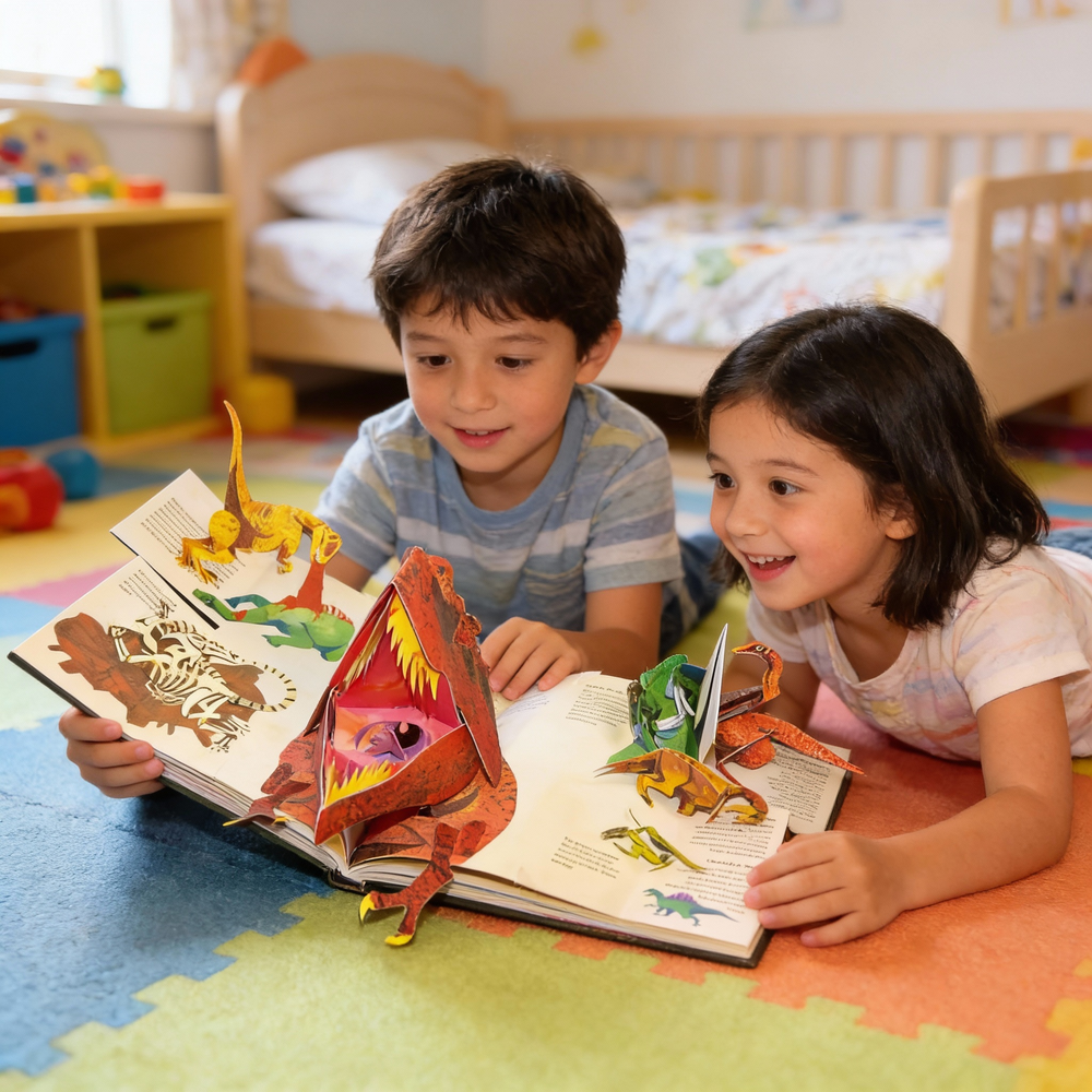 3D Pop-up Dinosaurusboek voor Kinderen – Interactief Kinderboek