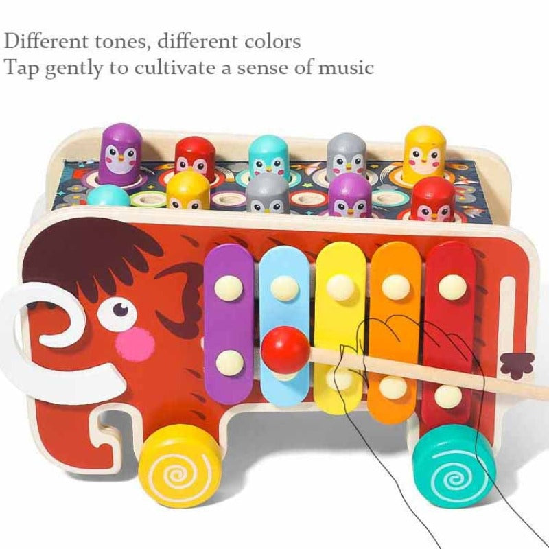 Houten Muziekspeelgoed Peuters – Educatief Muziek & Motoriek Speelgoed