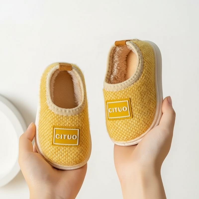 SnugSteps CozyPaws Kinderpantoffels – Warme Antislip Sloffen voor Veilig Binnenlopen