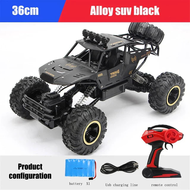 RC Monstertruck 4WD Off-Road – Afstandsbestuurbare Auto met Grote Banden