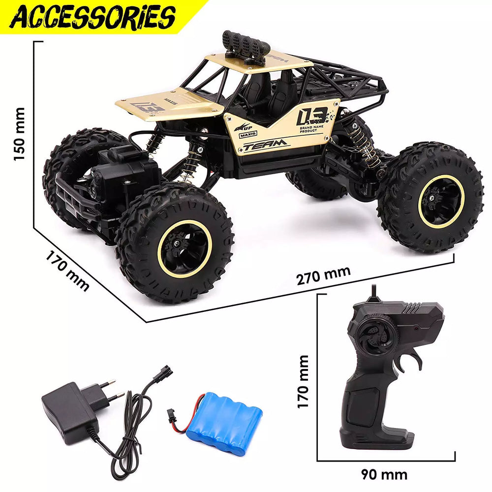 RC Monstertruck 4WD Off-Road – Afstandsbestuurbare Auto met Grote Banden